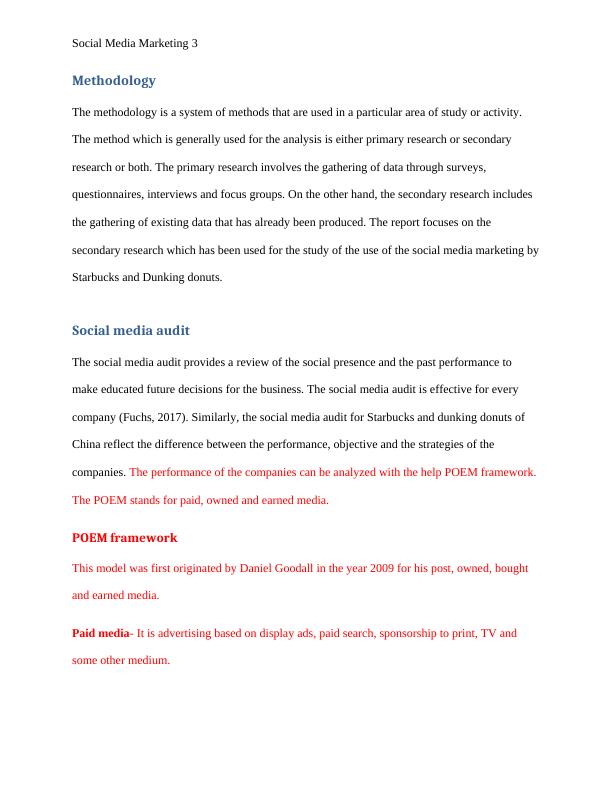 Social Media Marketing for Starbucks and Dunkin Donuts Desklib