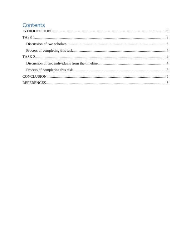 Timeline of Social Psychology: Scholars and Individuals