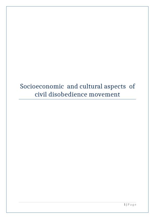 Socioeconomic and Cultural Aspects of Civil Disobedience Movement_1