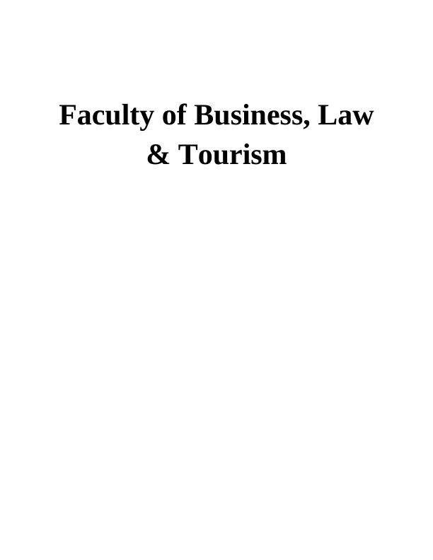 Solved assignments and essays for Faculty of Business, Law & Tourism - Desklib_1