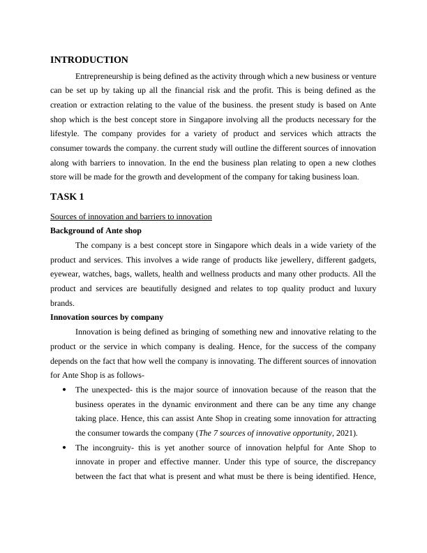 Sources of Innovation and Barriers to Innovation in Entrepreneurship ...