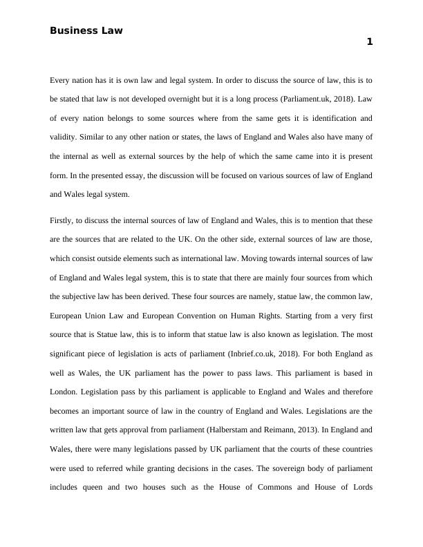 Sources of Law in England and Wales Legal System_2