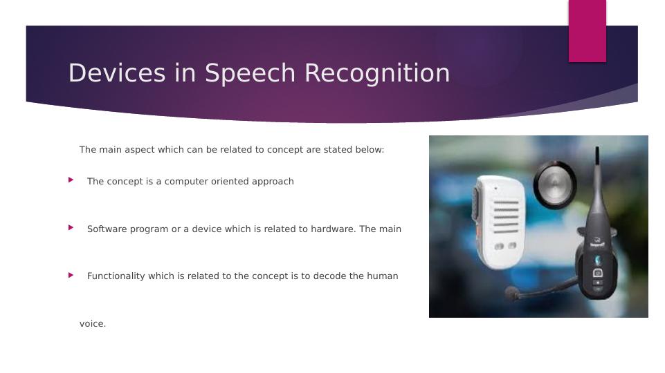 Impact of Speech Recognition on Surgery - Desklib