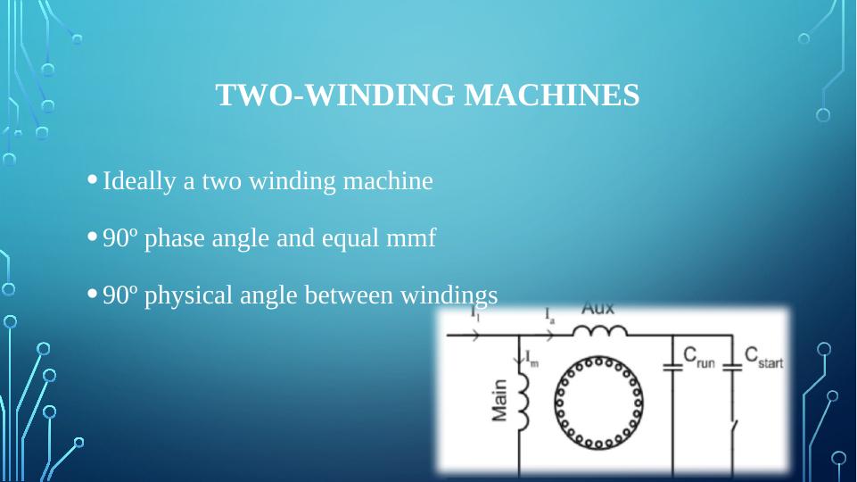 Split Phase and Control - Introduction, Two-Winding Machines, Hardware Requirements, Power Supply, Working Principle, Characteristics and Disadvantages_3