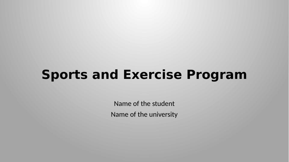 Sports and Exercise Program for Tennis Athlete: Endurance Issues and Periodisation Plan_1