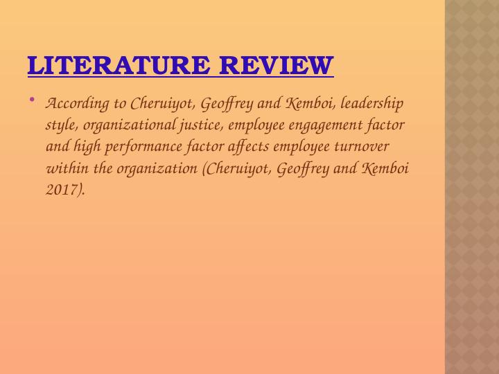 a literature review on employee engagement