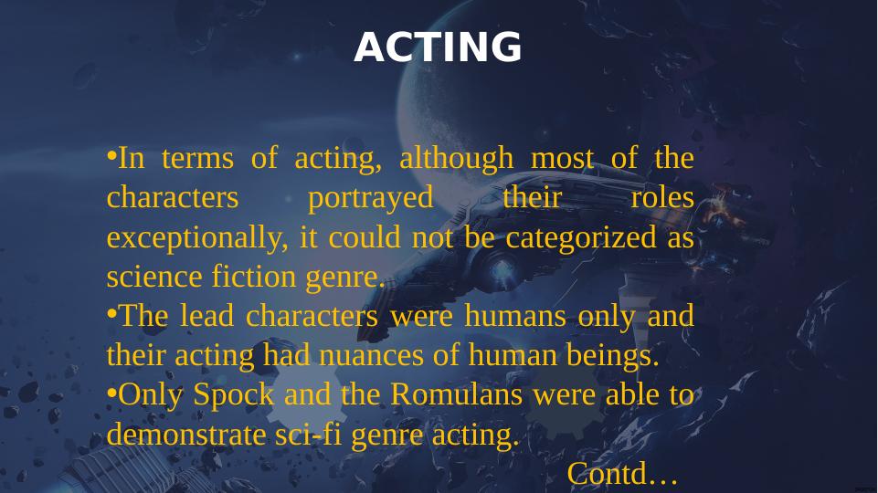 Analysis of Star Trek as an Adventure and Science Fiction Genre Film_6