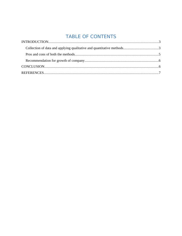 Evaluation of Starbucks Performance: Qualitative and Quantitative Methods