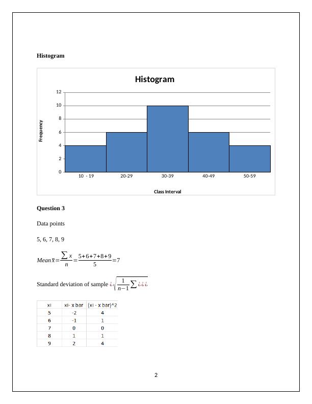 Statistics Assignment 1 Solutions | Desklib