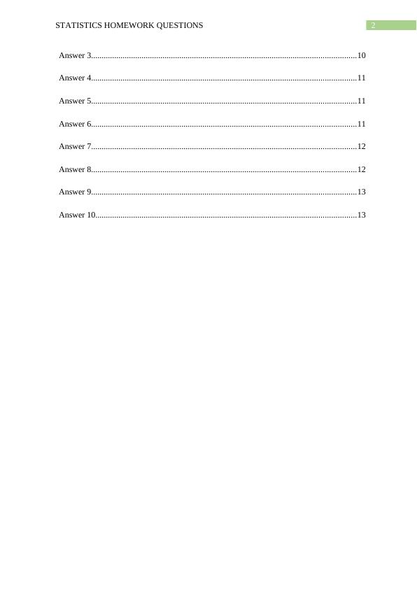 statistics 1 3 homework answers