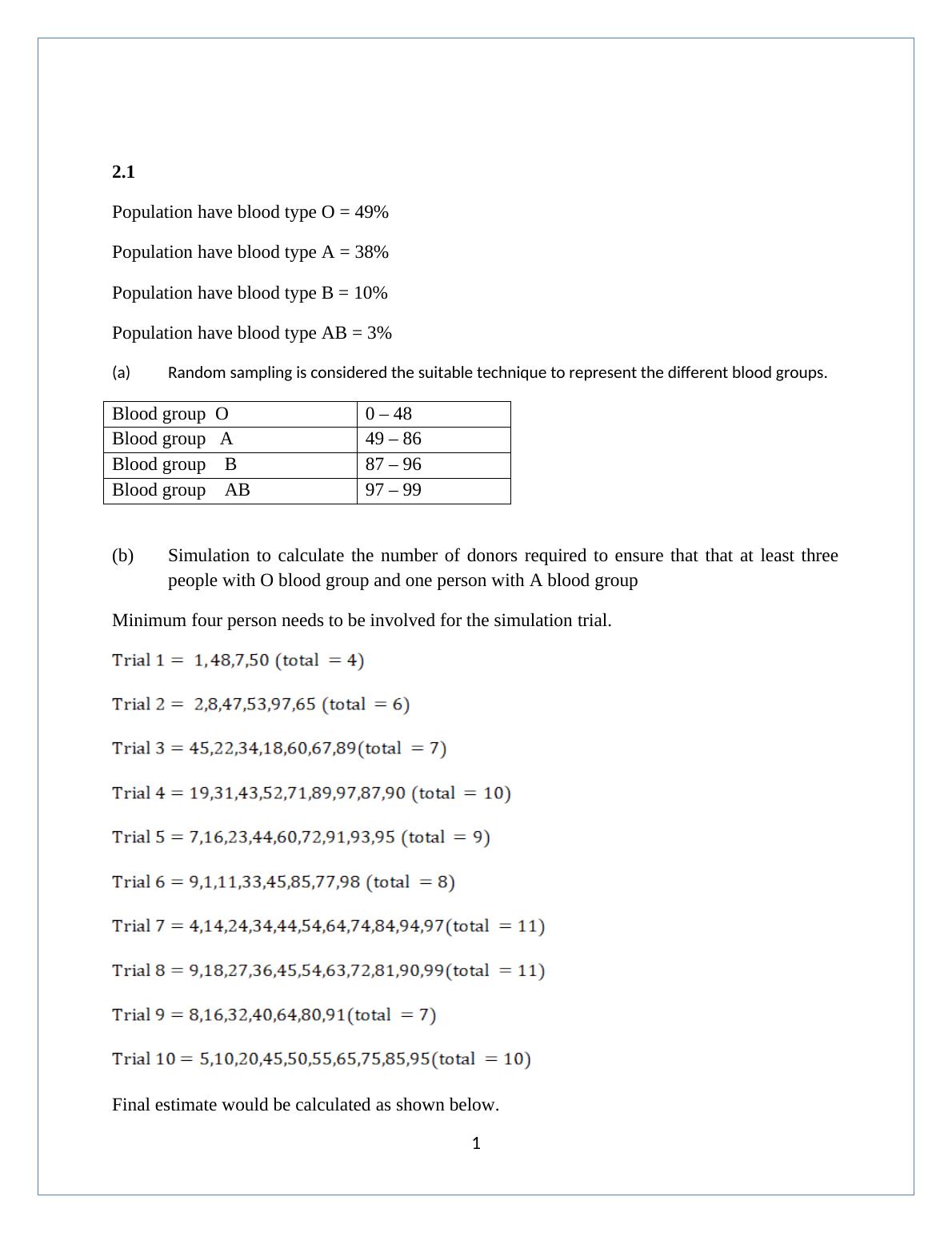 Problem Solving in Statistics and Probability | Desklib