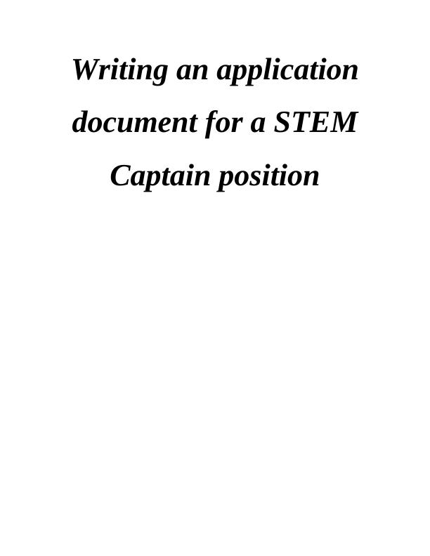Application for STEM Captain Position_1