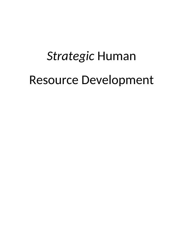 strategic-human-resource-development-career-development-strategy-for