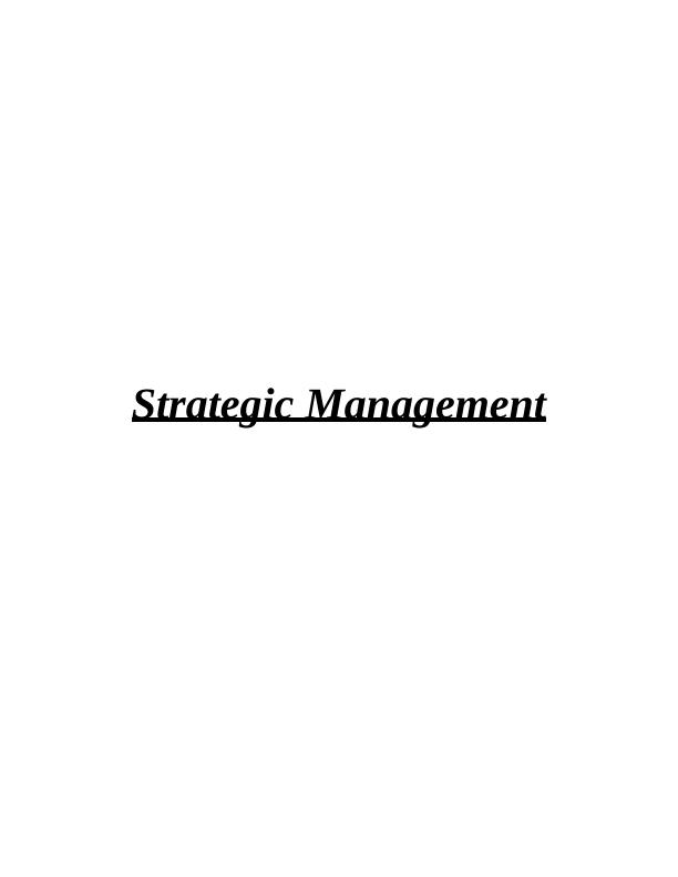 Strategic Management: Approaches, Models and Tools for ASOS PLC_1