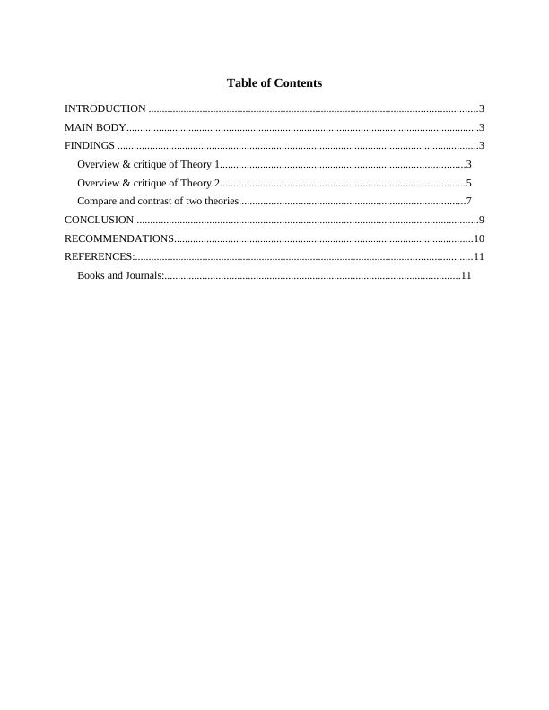 Comparison of Resource Based Theory and Contingency Theory in Strategic ...