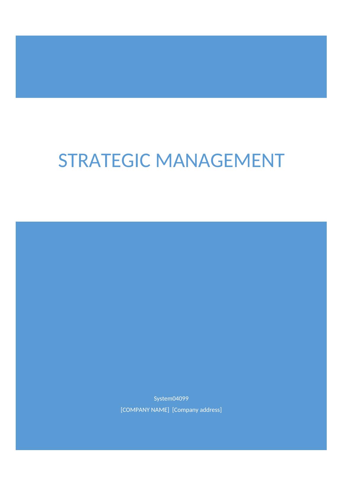 strategic-management-issues-trends-and-key-aspects-desklib