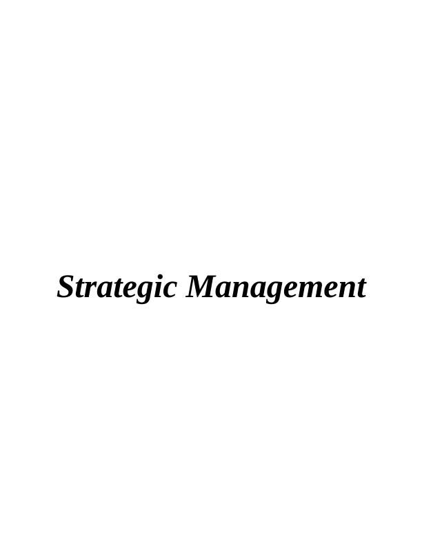 Strategic Management: Realized, Emergent, Intended Strategies and Business Tools_1