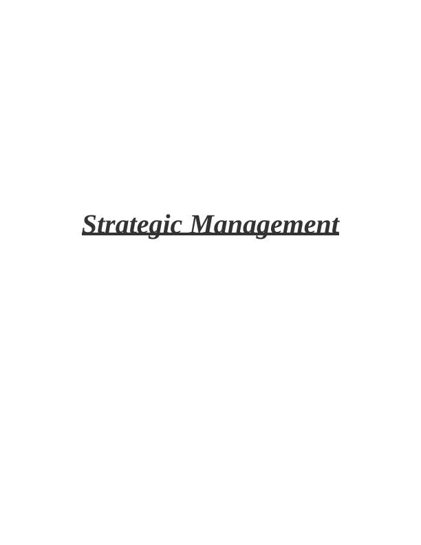 Strategic Management Analysis of Sainsbury's using VRIO, PESTLE and ...