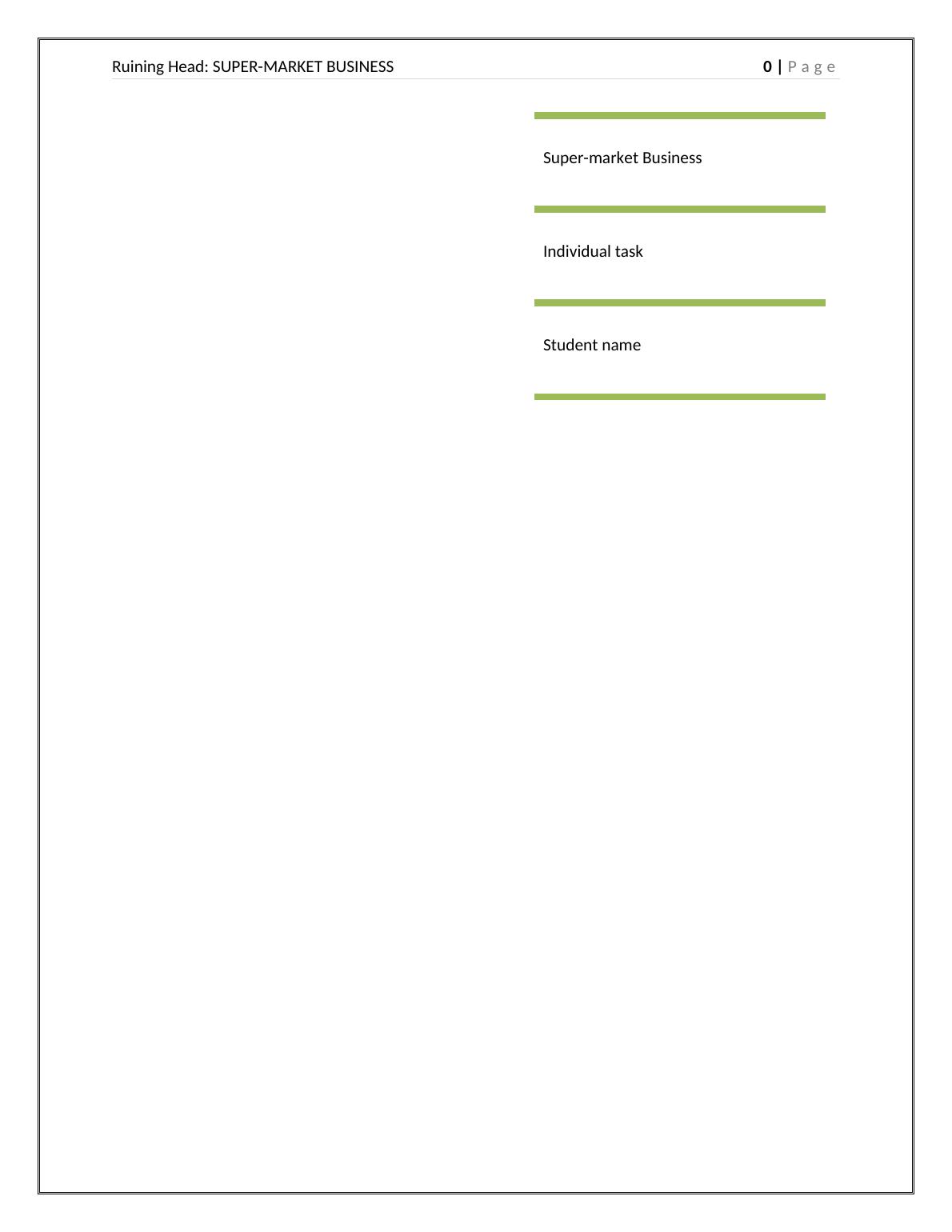 Strategic Management of Woolworths Supermarket in Australia - Desklib