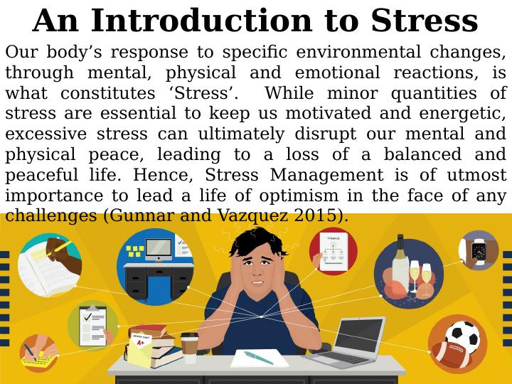 Stress Management Intervention Tool | Desklib