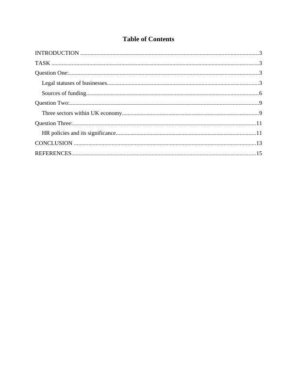 The Structure of Business: Legal Statuses, Sources of Funding, and ...