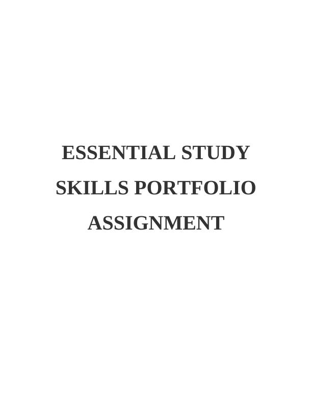 portfolio assignment meaning