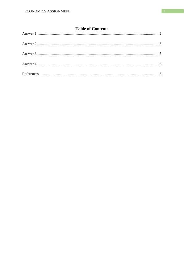 Effects of Changes in Supply and Demand on Various Markets - Desklib