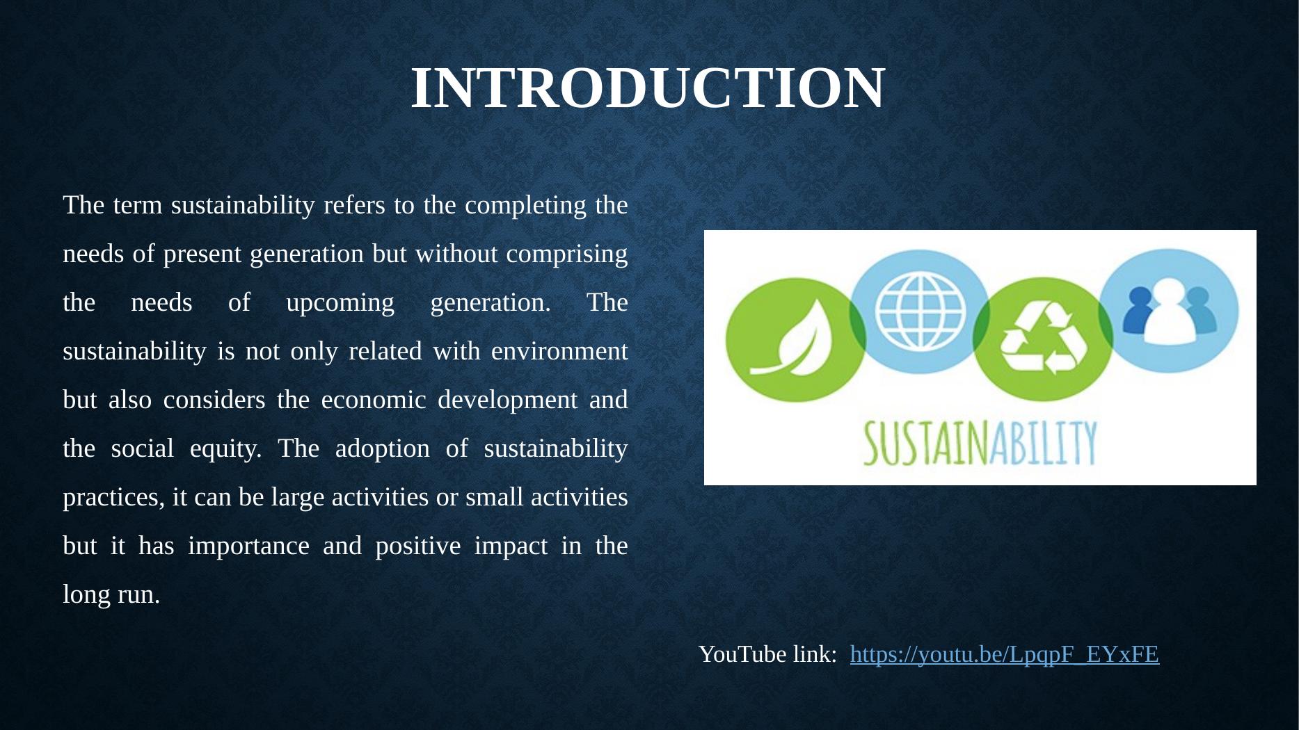 essay introduction about sustainability