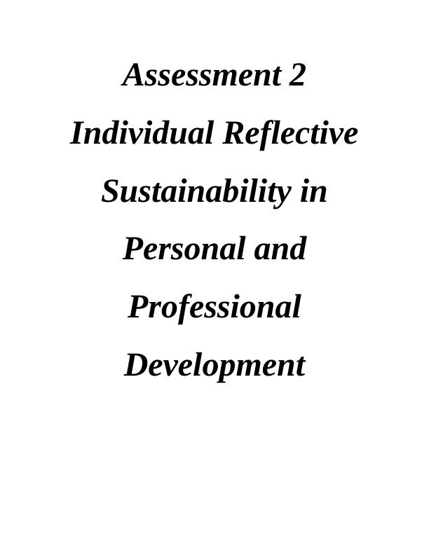 Sustainability in Personal and Professional Development_1