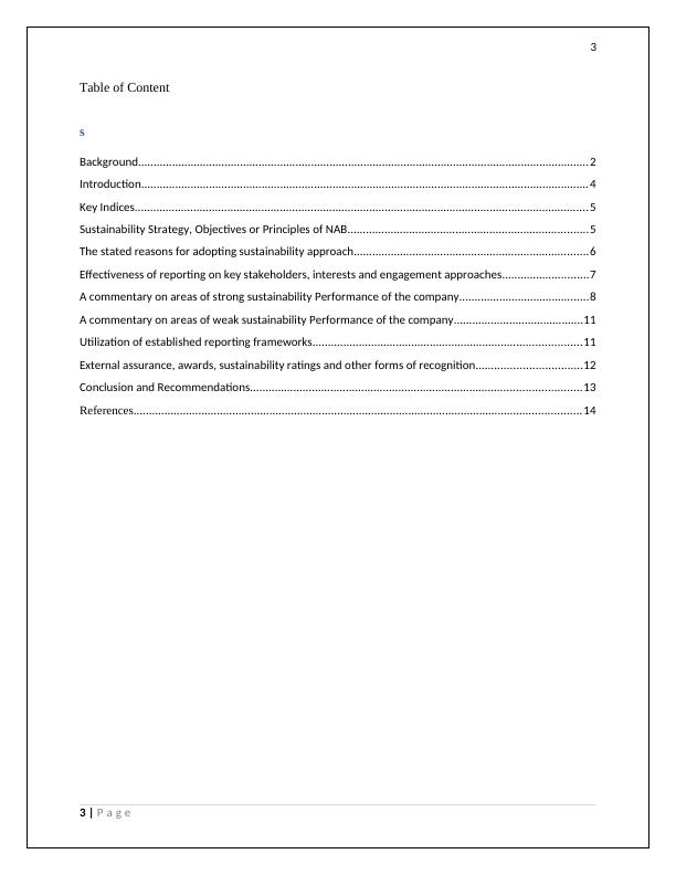 Comparison of Sustainability Reporting of NAB and Commonwealth Bank