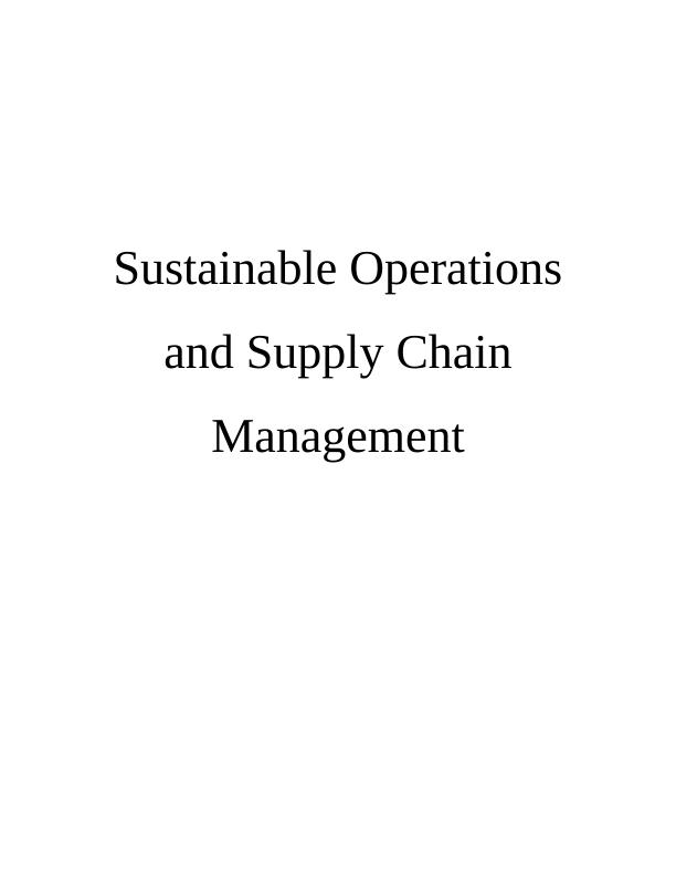 Sustainable Operations and Supply Chain Management of Samsung_1