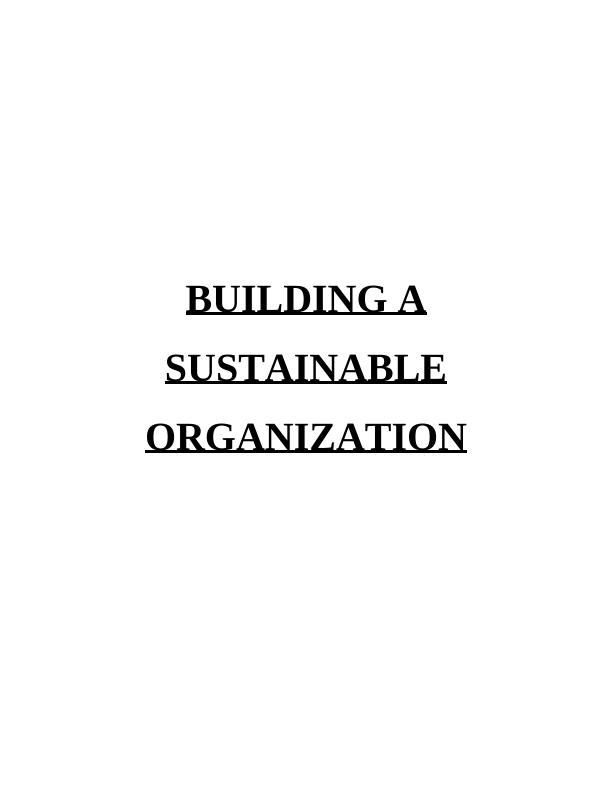Building A Sustainable Organization_1