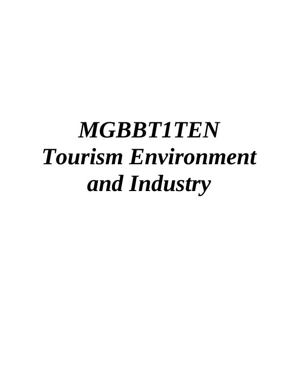 Sustainable Tourism: Understanding the Tourism Environment and Its Stakeholders_1