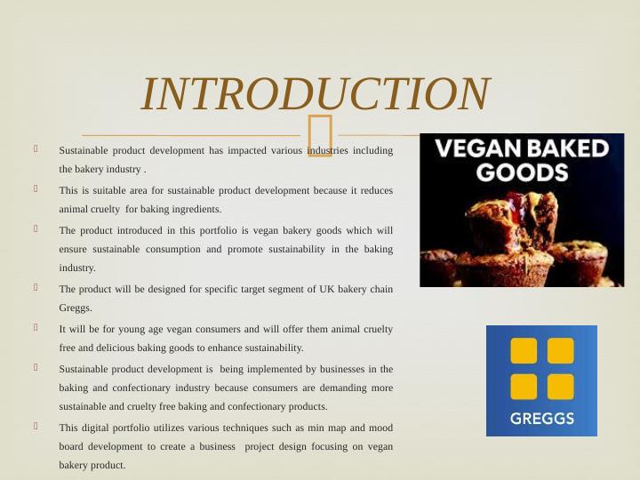 Sustainable Vegan Bakery Goods for Greggs: A Business Project Design_3