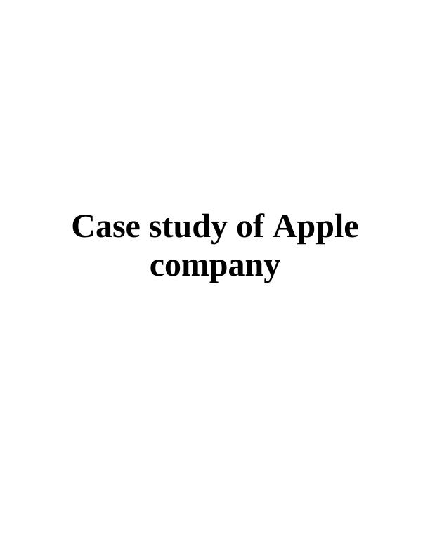 SWOT Analysis and Action Plans for Apple Company_1