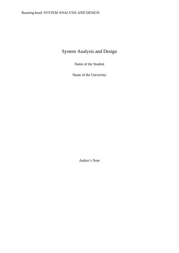 System Analysis and Design for Best and Less Clothing_1