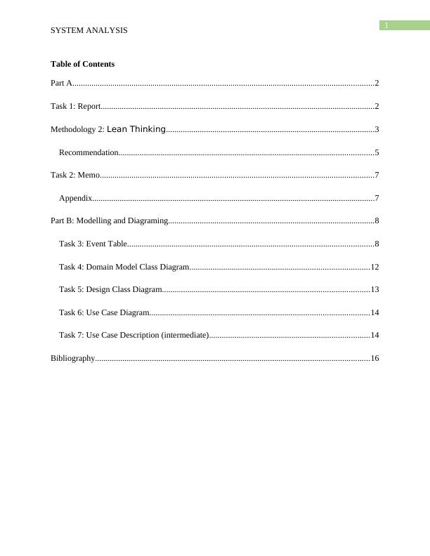 System Analysis Methodologies Advantages and Disadvantages