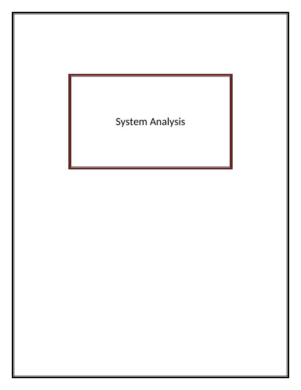 System Analysis_1