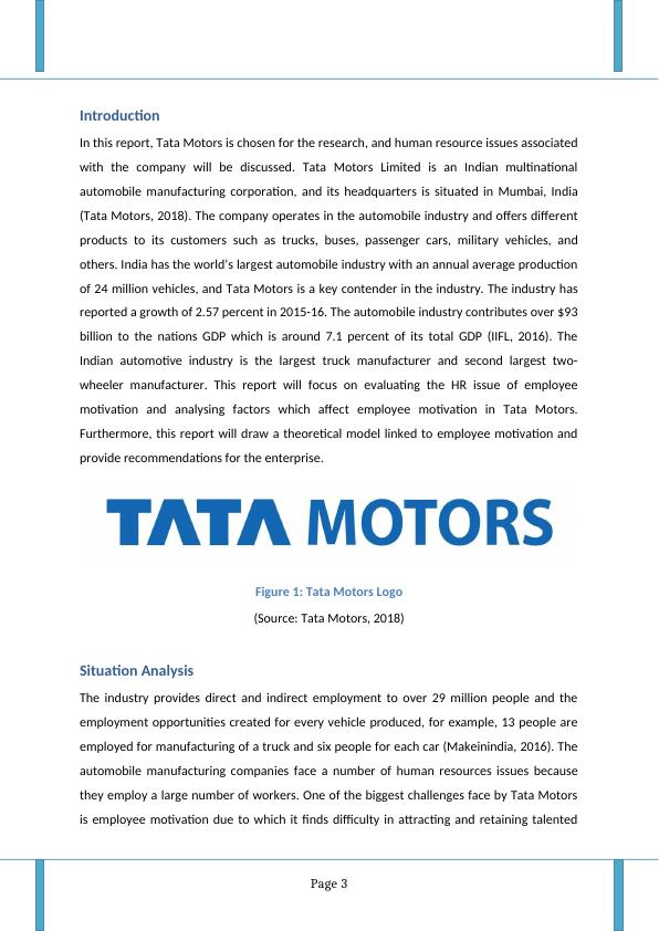 Human Resource Issues Faced by Tata Motors: Employee Motivation_4