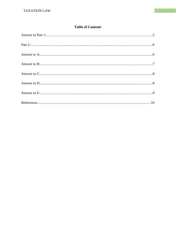 Taxation Law: Accounting Methods, Deductions, and Allowable Expenses