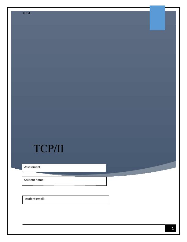 TCP/IP Network Design Report for Desklib_2