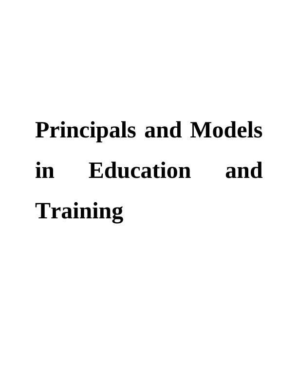 Theories and Models of Teaching and Learning: Understanding Behaviourism in Education and Training_1