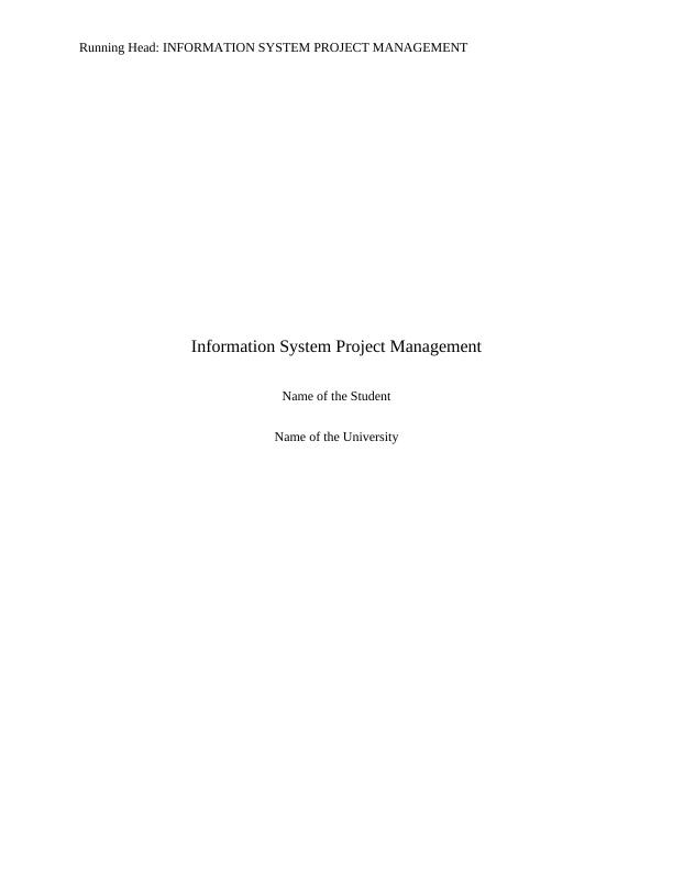 Information System Project Management for Telstra_1