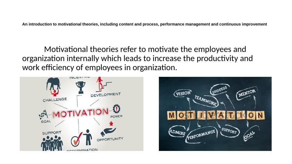 Motivational Strategy for TESCO Company Desklib