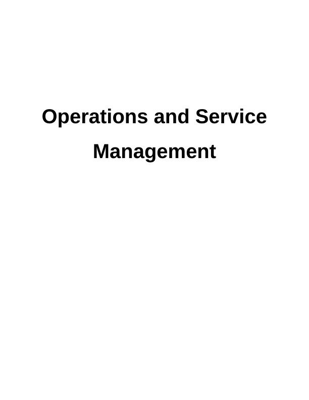 Tesco's Operation Management Practices and Technology Embedded in Operating Practices_1