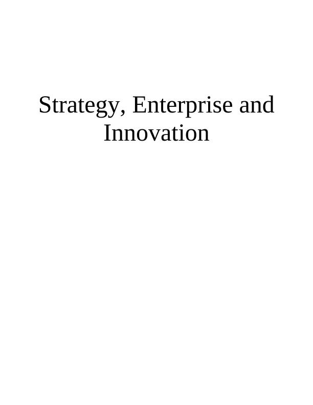 Internal Resources, External Environment and Innovation Strategy of Tesco Plc_1