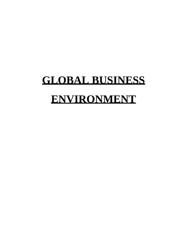 SWOT and Operational Analysis of Tesco in the Global Business Environment_1