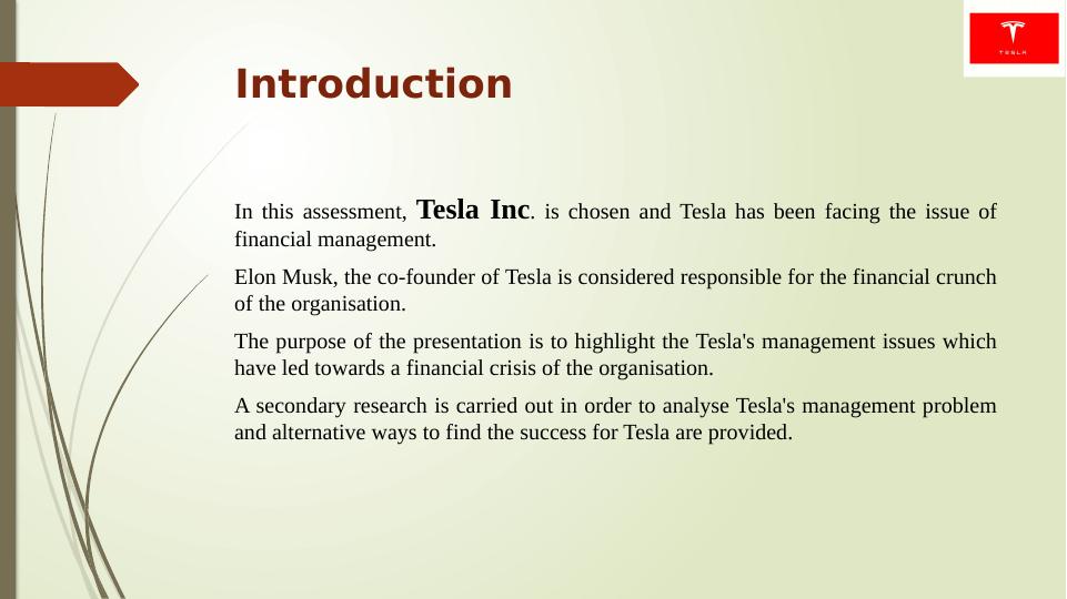Tesla's Financial Management Issues: A Problem Solving and Decision Making Approach_2