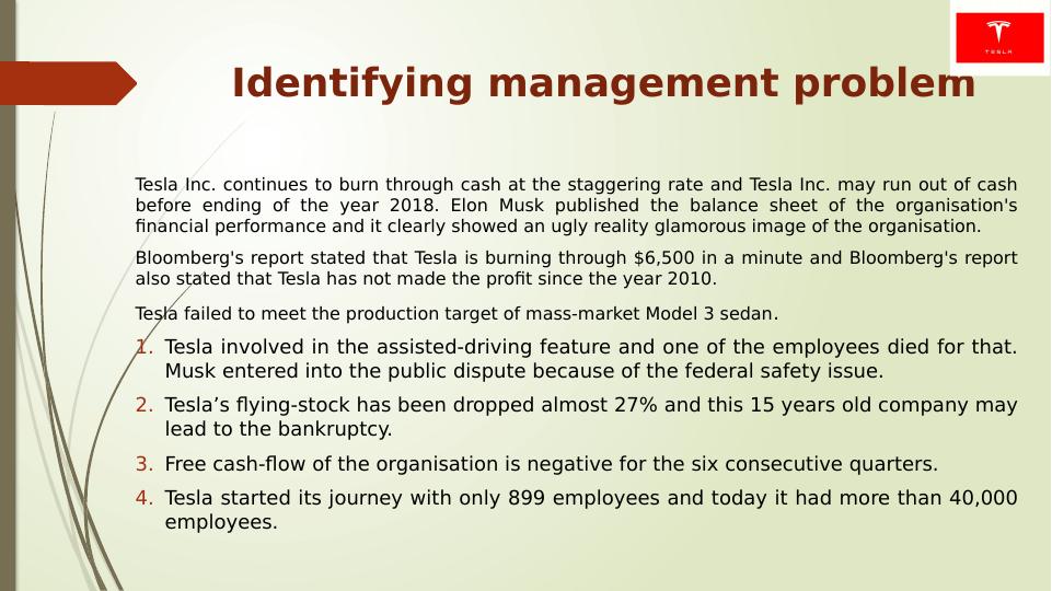 Tesla's Financial Management Issues: A Problem Solving and Decision Making Approach_4