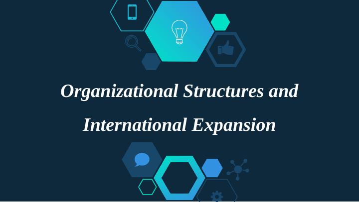 Organizational Structures And International Expansion - A Case Study Of ...